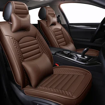 

New Leather Cartoon Universal car seat covers for Honda accord 7 8 9 civic CRV CR-V 2017 2016 2015 2014 2013 2012 2011 2010 2009