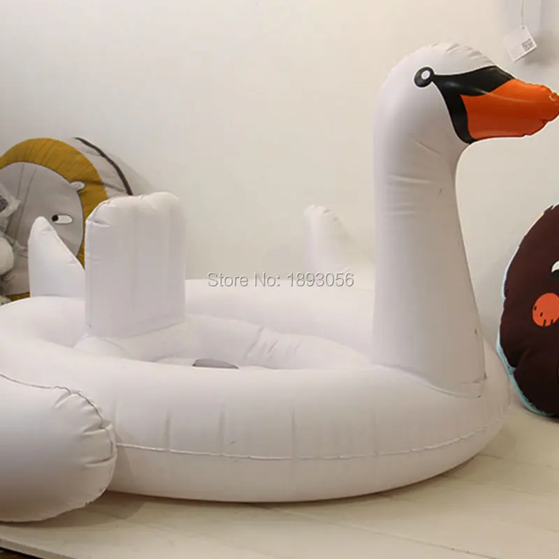 white swan     baby seat ring