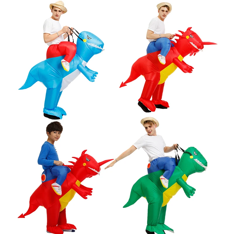 Костюм надувной в виде динозавра для взрослых и детей|inflatable dinosaur|halloween costumeanime cosplay