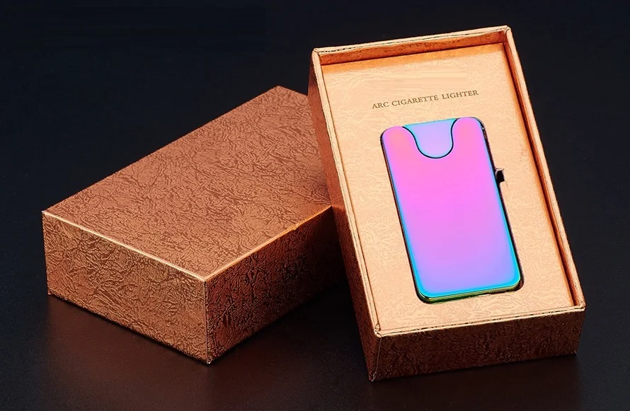 1pcs New shaking double sided cigarette lighter USB