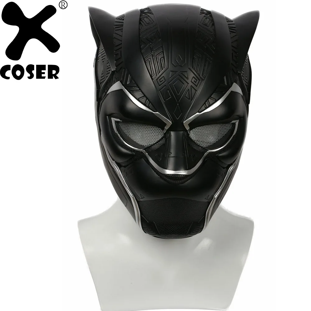 XCOSER Лидер продаж Черная пантера Шлем Супергероя аксессуары для косплея Deluxe смолы