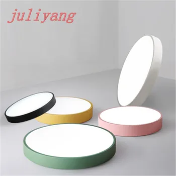 

Macaron LED colourful round ceiling lamp living bedroom dining room den balcony kitchen porch engineering office figure lamp