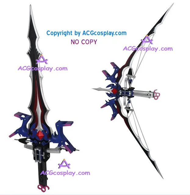 

Final Fantasy XIII Serah Farron Bow and Arrow Cosplay Prop shape shiftable PVC made