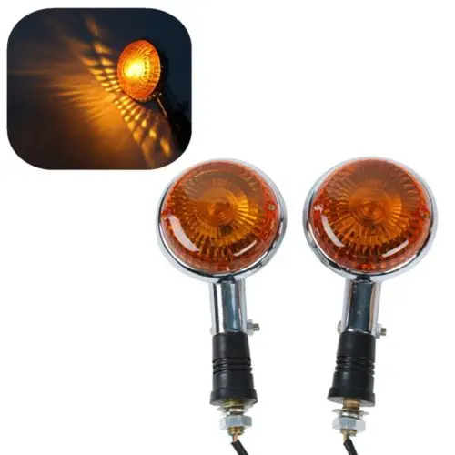 

Turn Signal Indicator Blinker Amber Light For Yamaha XV535 XV920 Virago