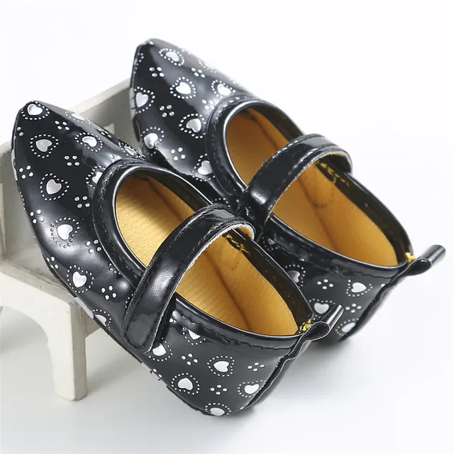 New Fashion 10.5 11.5cm White Baby Shoes Girls Kids Chaussures Pointed Princess Sneakers Leather