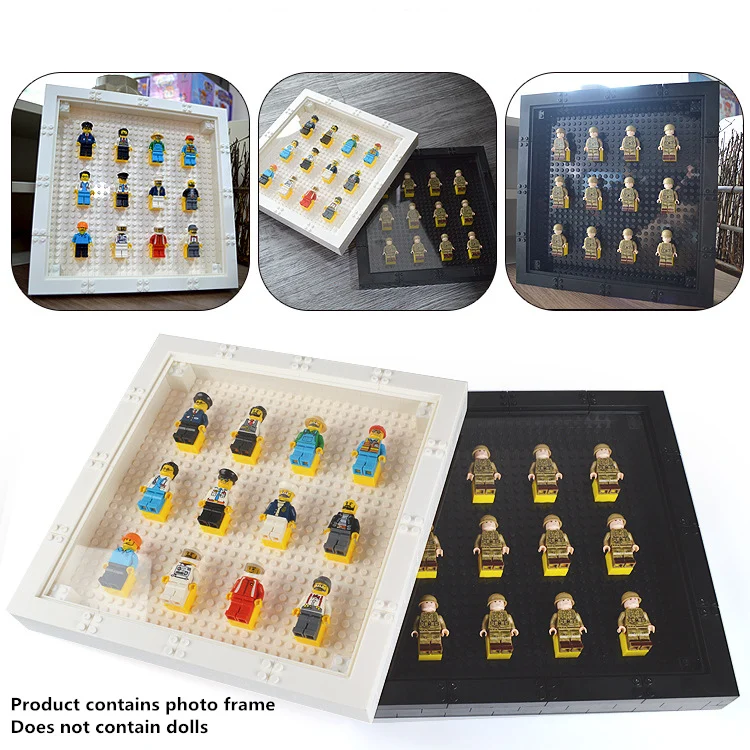 

Figures Display Box Frame Showcase Base Compatible Creator Expert Building Blocks Bricks toys for children Gift Model Kid Gift