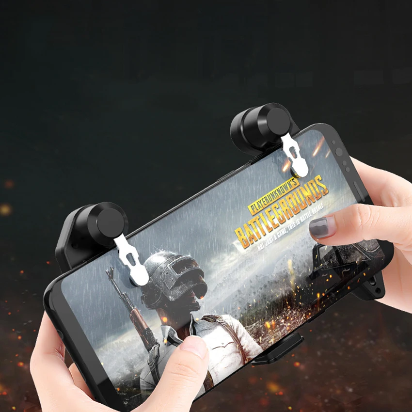  Alloy metal PUBG Mobile Game Controller Gamepad Trigger Aim Button L1R1 Shooter Joystick For IPhone