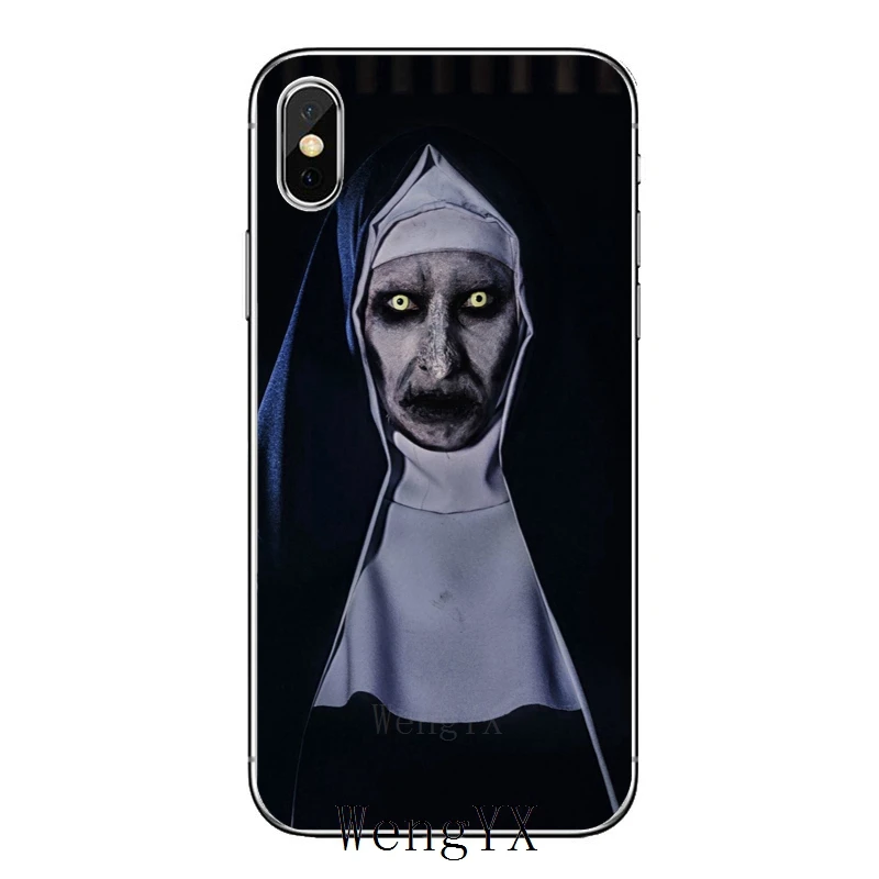 Ужасное лицо Valak Conjuring 2 Тонкий Силиконовый ТПУ мягкий чехол для телефона Apple iPhone 4 4s 5 5S 5c SE 6 6s 7 8 plus X XR XS Max - Цвет: Conjuring-2-A-09