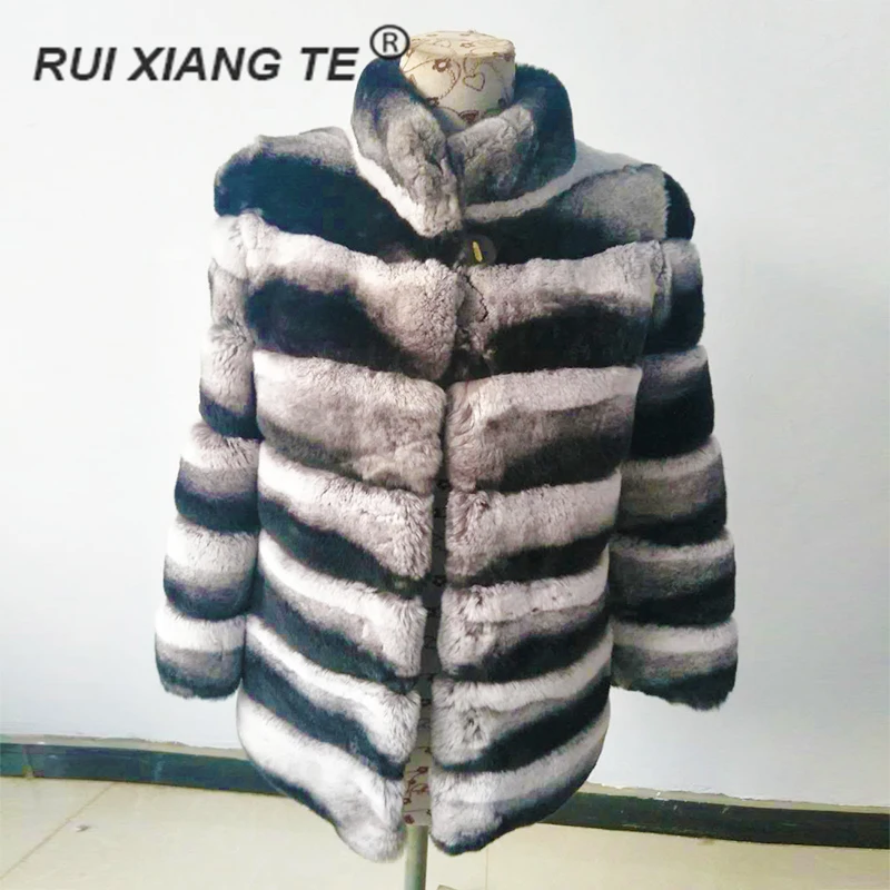 Бесплатная доставка RuiXiangTe для женщин Природный натуральный мех жилет Стенд воротник Летучая мышь рукавами высокое качество кролика рекс