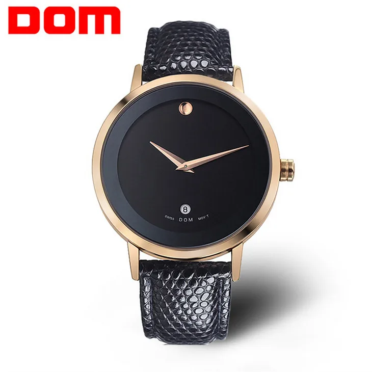 2016 DOM Quartz Watch Men Top Brand Luxury Wrist Watches Men Clock Men s Wristwatch Male