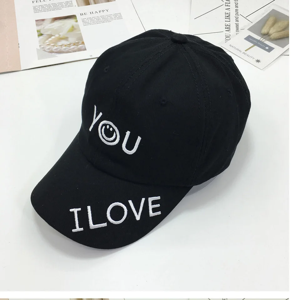 

2019 New men women embroidery Baseball cap casual outdoor visor couple wild caps tide Hip Hop Casual hats Spring Summer sun hat