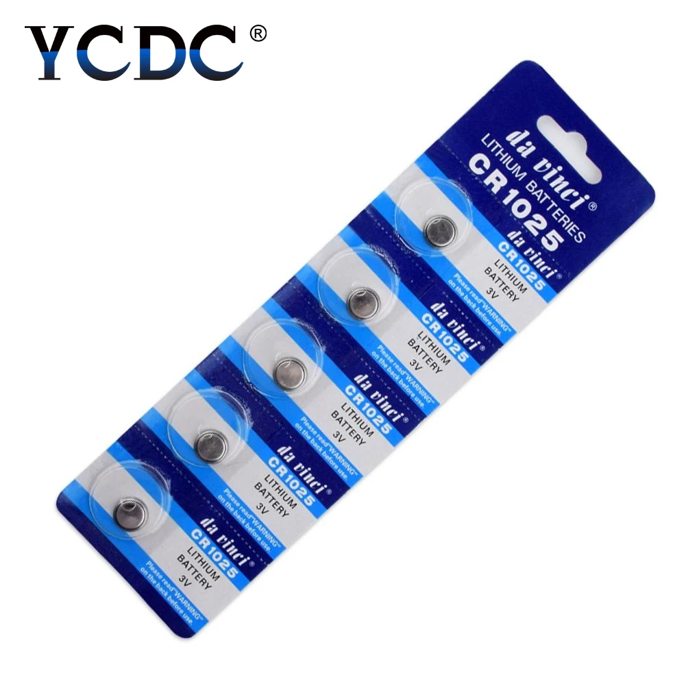 10 шт./упак. литиевая батарейка CR1025 DL1025 BR1025 KL1025 для монет 3 в CR 1025 часов электронных