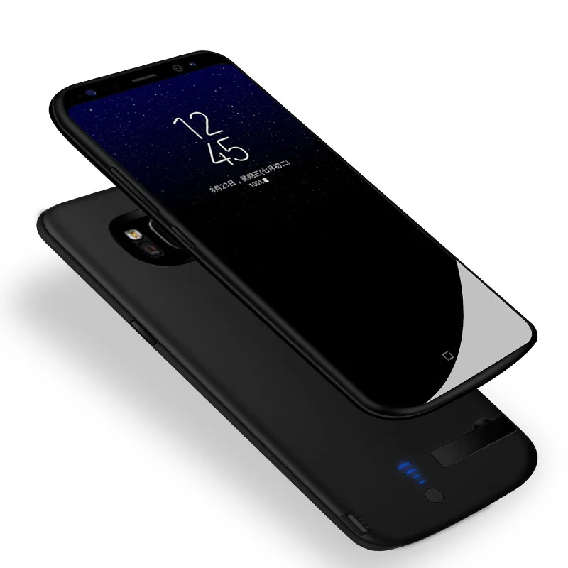 

High Capacity Battery Phone Case For Samsung Galaxy S10 S8 S9 Plus Note 9 Note 8 With Kickstand USB Charging Interface Hard Case