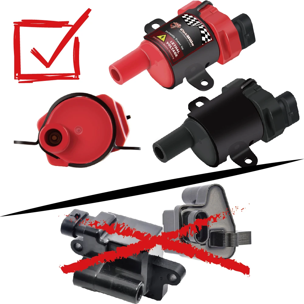 CarBole 8PCS Round UF262 Ignition Coils for