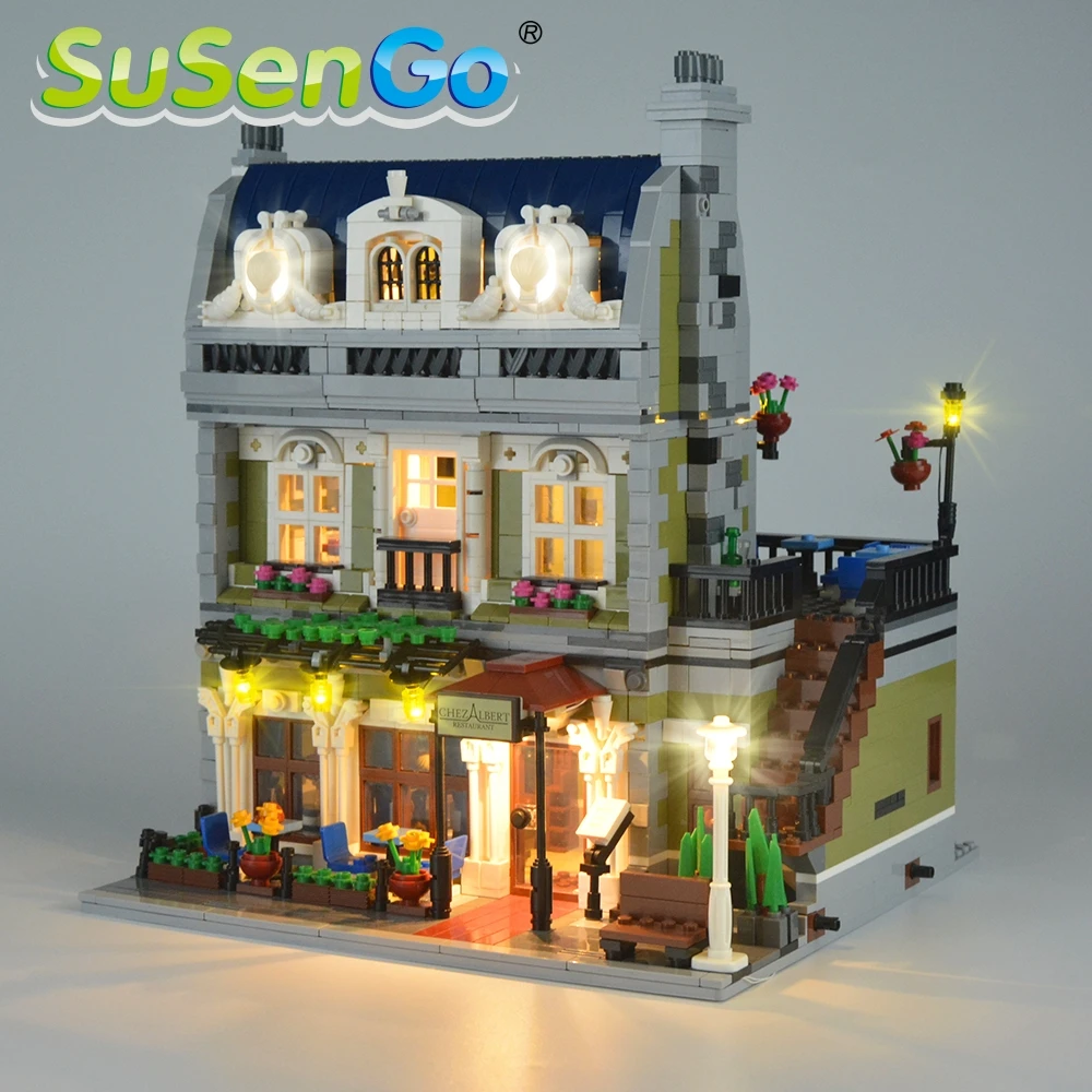 Susengo Led Light Set Per 10243 Building Blocks Set (Non Includere Il Modello) Giocattoli In Mattoni Per Bambini