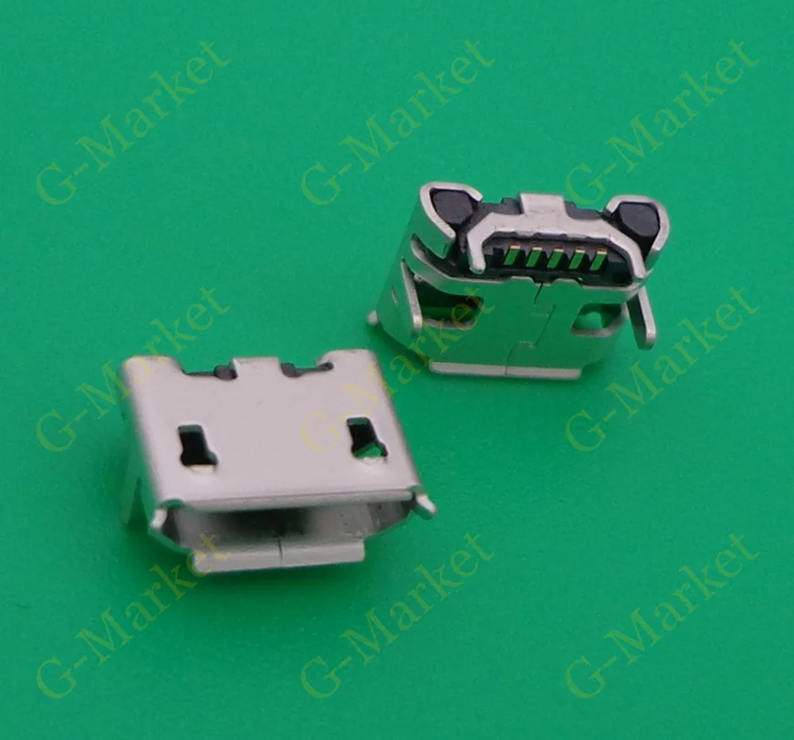 50 шт. мини разъем Micro USB зарядный порт зарядное устройство розетка док станция 5pin