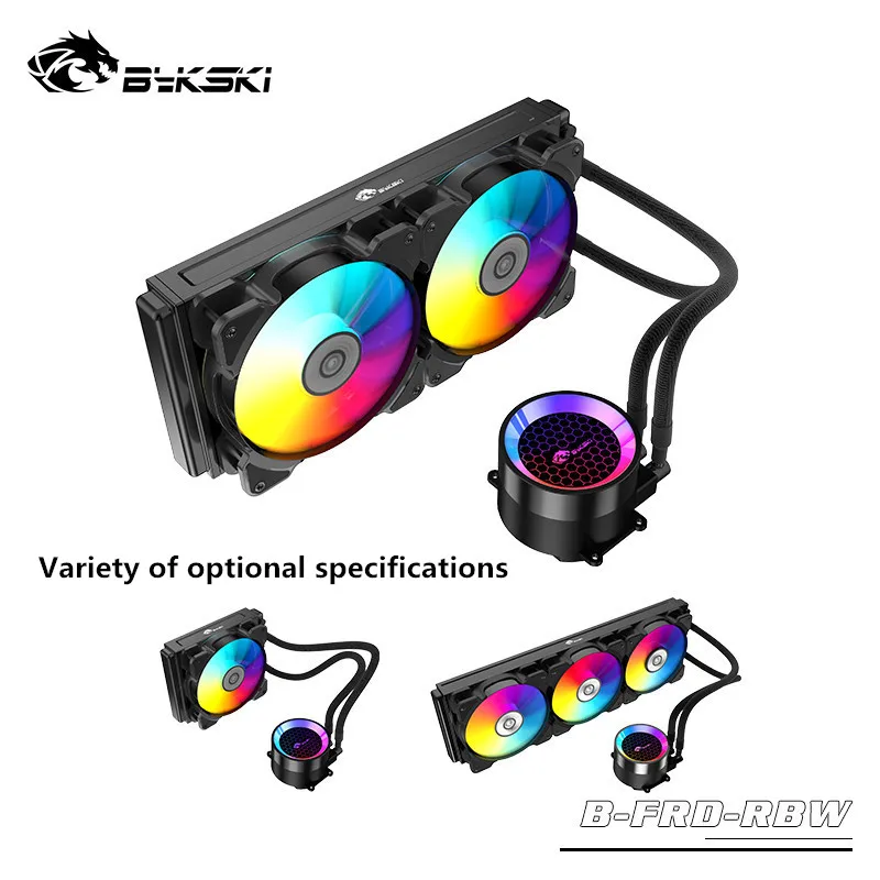 

Bykski One-Piece Water Cooling Kit 120 240 RBW 5V 3Pin Support Motherboard D-RGB AURA SYNC New Arrival