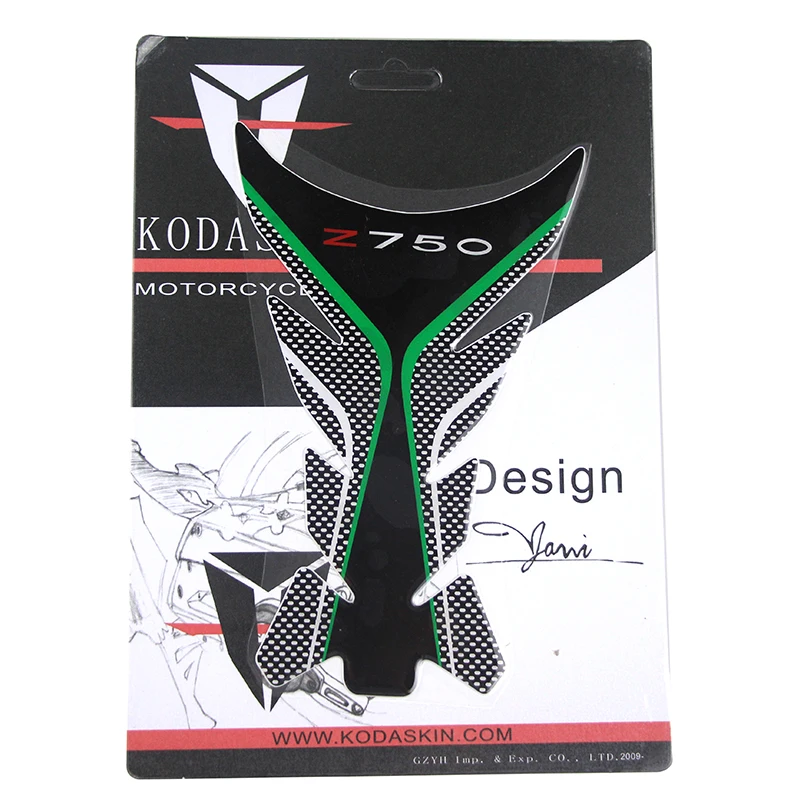 KODASKIN Танк Pad наклейки защитников газовой топлива шапки для Kawasaki Z750