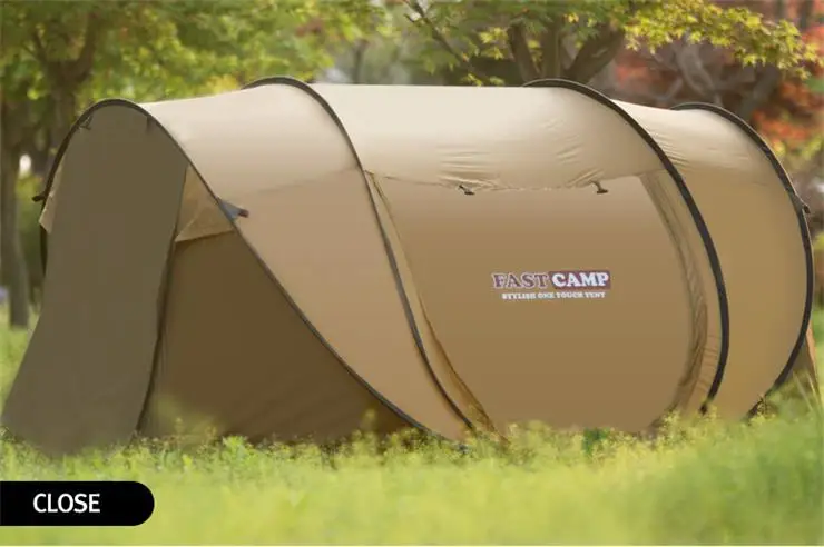 Автоматический открытый кемпинг 3-4 человек палатка большое пространство всплывающий пляж палатка семья Кемпинг палатка