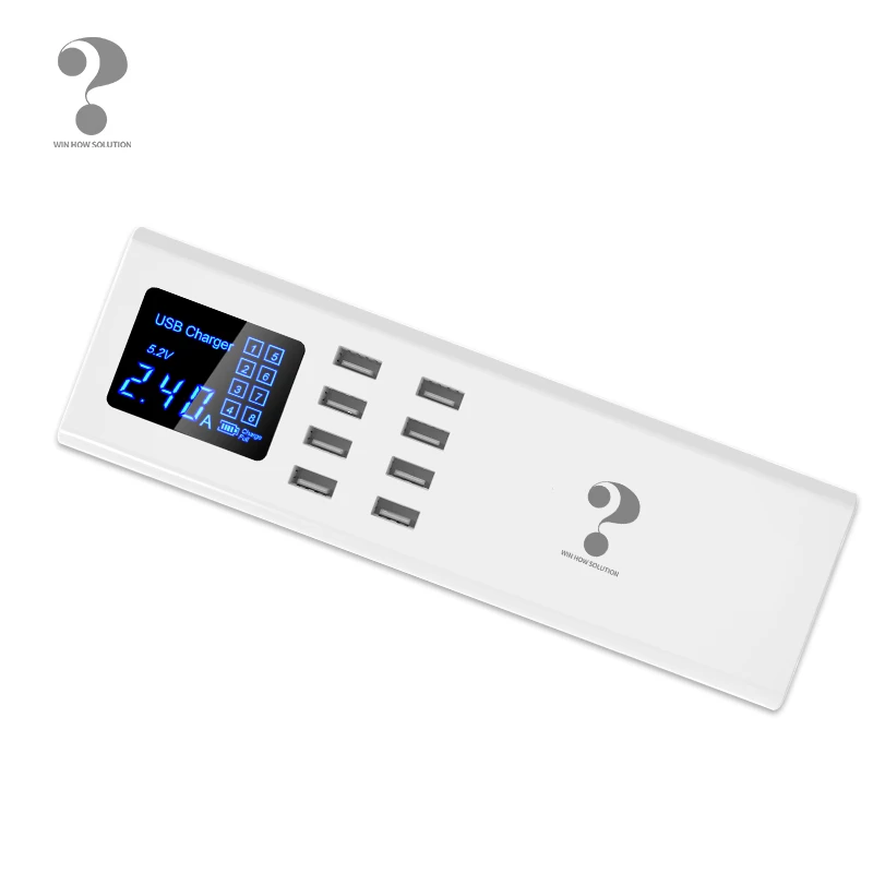 smart universal usb charger LED display 8 port fast charging HUB wall adapter power socket for Apple Android HUAWEI Xiaomi HTC smart universal usb charger LED display 8 port fast charging HUB wall adapter power socket for Apple Android HUAWEI Xiaomi HTC