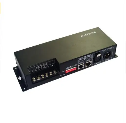 

wholesale DC 12-24V 27 channel 9 group dmx 512 led decoder led RGB controller