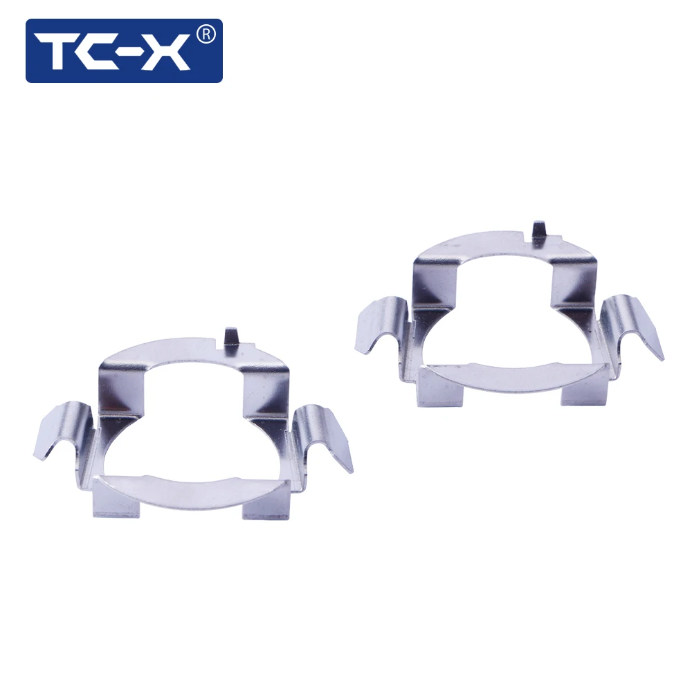 

TC-X 1 Pair Car Light Base Holder H7 LED Headlight Metal Adapter Holder Retainer For Audi A3 A4L A6L For Buick LaCrosse/Excelle