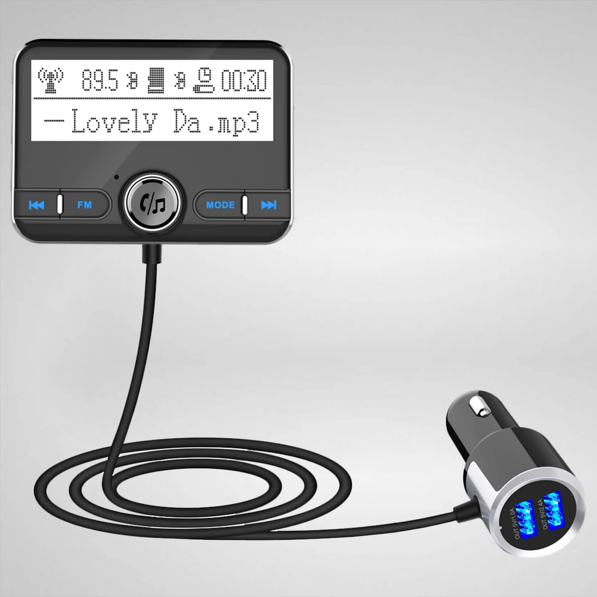 1 шт. музыкальный плеер Dual USB Bluetooth прочный пластиковый музыкальный плеер Зарядное устройство напряжение Диагностика дисплей Автомобиль Мотор Авто Автомобиль A30