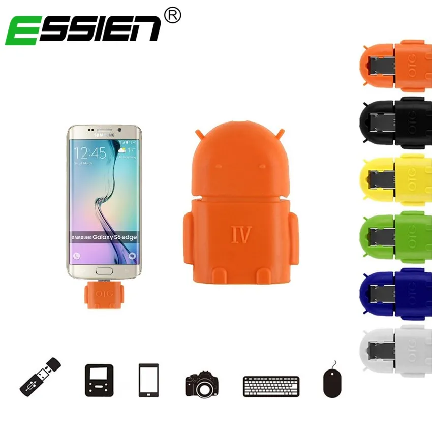 

Micro USB To USB OTG Mini Adapter Converter For for Samsung Galaxy S7 S6 Xiaomi 1s 4 Redmi Note 4X Android SmartPhone Tablet