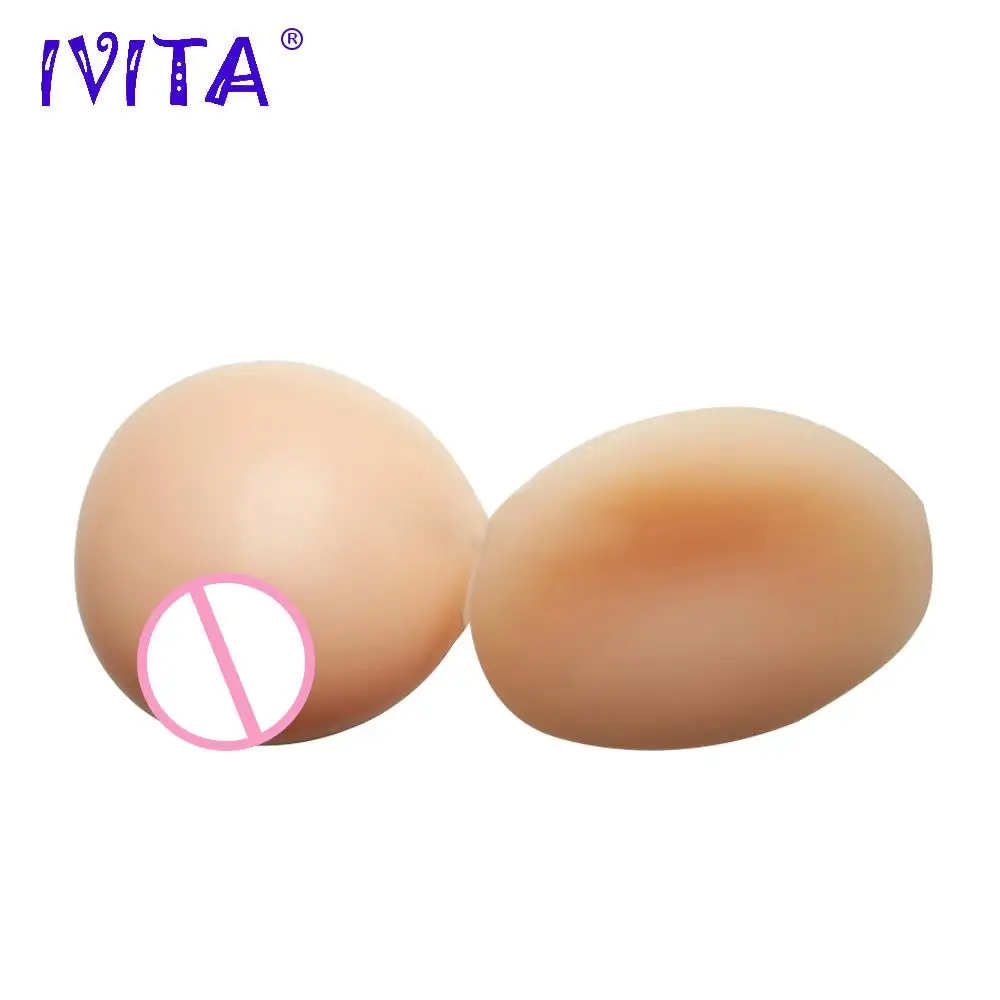 IVITA 2800 г полностью силиконовая искусственная поддельные груди для тащить