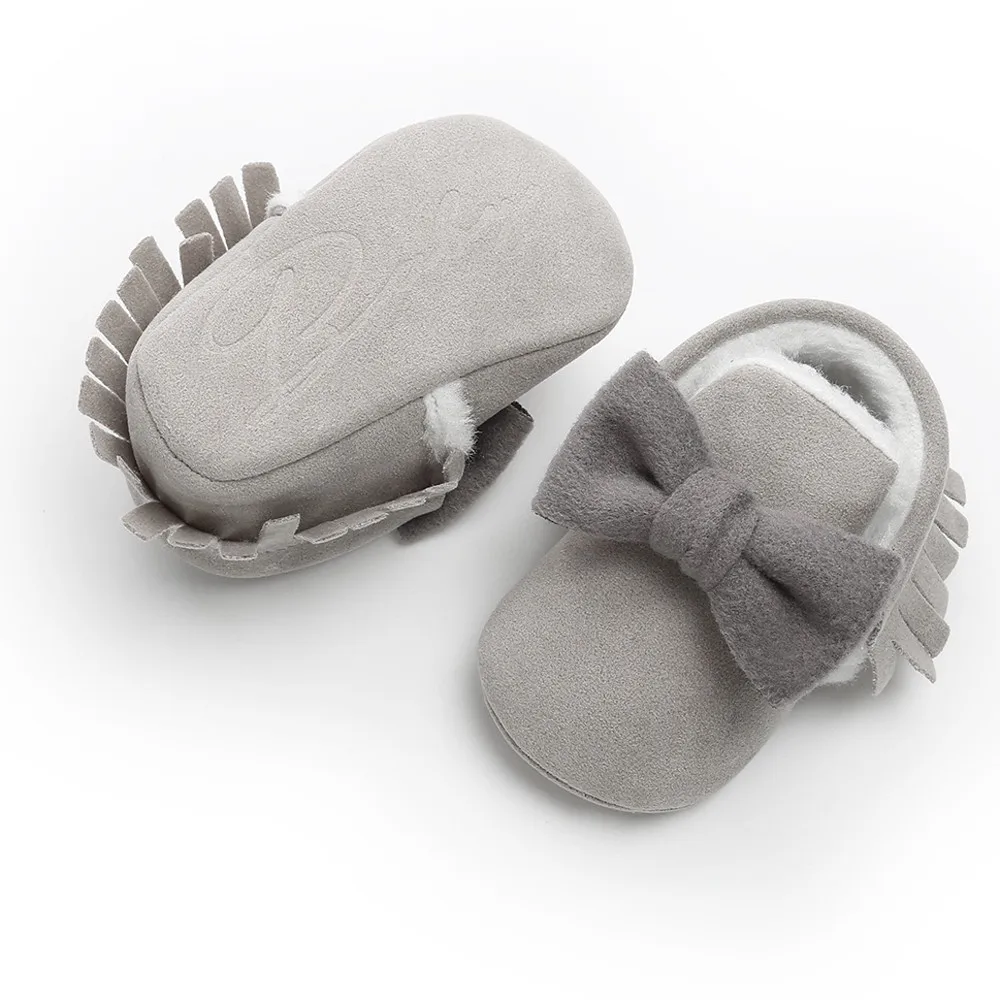 Одежда для новорожденных для маленьких девочек обувь прекрасная Bowknot хлопковая обувь; верхний материал из Утепленная одежда Мода для детей ясельного возраста, для тех, кто только начинает ходить, детская обувь пинетки для новорожденных