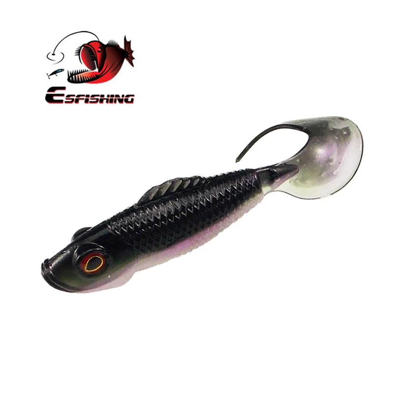 6 шт. мягкая рыболовная приманка с большим хвостом 72 мм|fishing lure lot|lure lotgrub fishing |