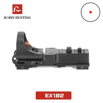 

EX182 Tratical Red Dot Sight Adjustable Red Green Reflex C-MORE Dot Optical Sight For Airsoft Tactical Scope sight Red dot EX182