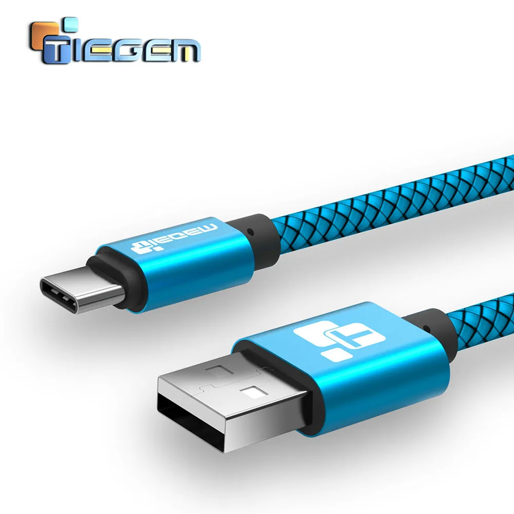 TIEGEM USB C кабель для samsung GALAXY S8 C7 C9 синхронизации данных Быстрая зарядка USB типа C