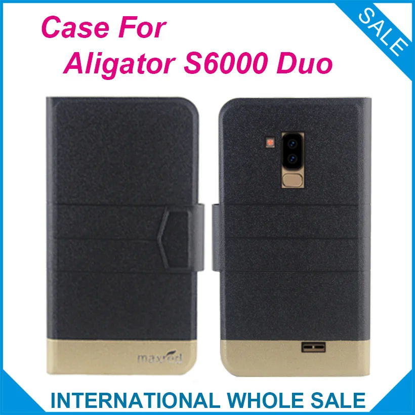 Aligator S6000 Duo Case 5 цветов модный роскошный Ультратонкий Флип-кожа защитa чехол для Aligator S6000 чехол для телефона