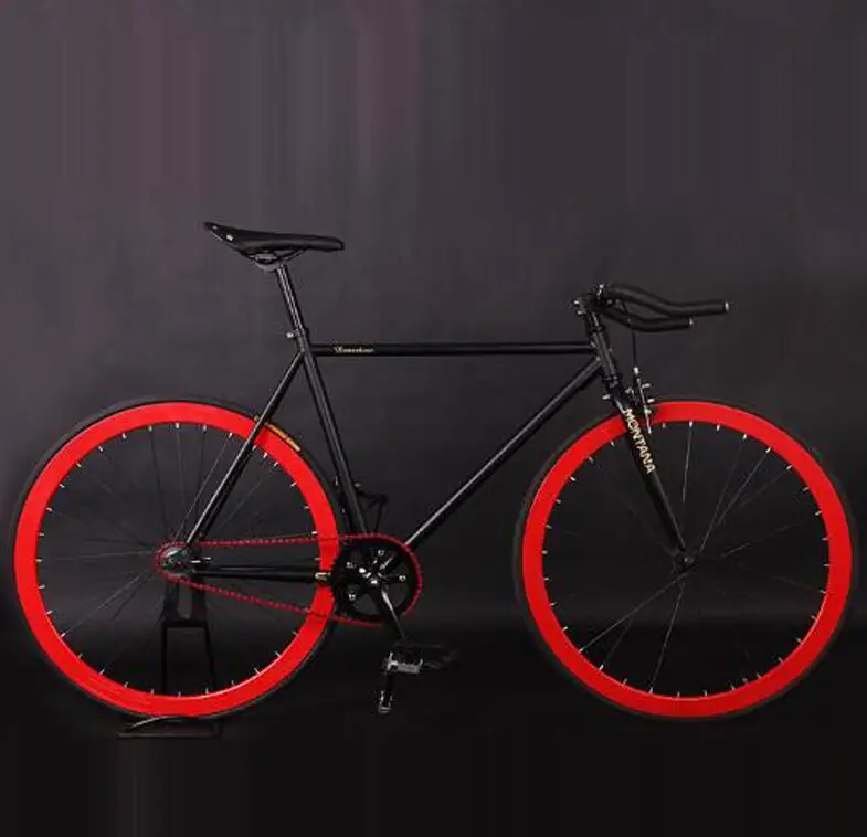 Фиксированная Шестерня велосипеда Fixie велосипед 52 см рама DIY мышечная Рама Велоспорт дорожный велосипед рама из алюминиевого сплава Fixie велосипед - Цвет: Белый