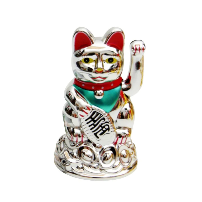 Китайский счастливый кот богатство развевающаяся рука кошка золото Maneki Neko домашний декор фэншуй Добро пожаловать кошка ремесло искусство магазин украшения отеля