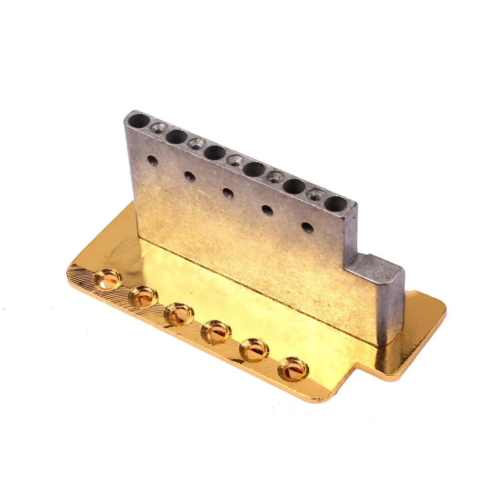 

1 Set Golden Electric Guitar Tremolo Bridge String Spacing 10.5mm Stringed Instruments Guitar Parts Accessories