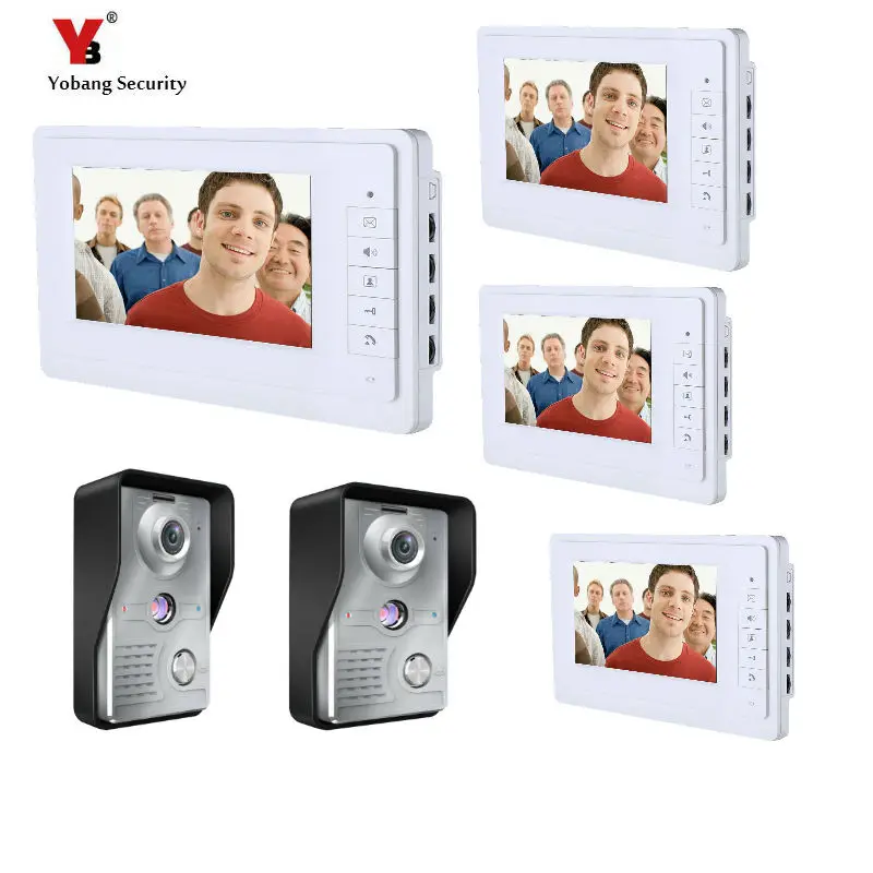 

Yobang Security 4*7 inch LCD Color Video door phone Intercom System Weatherproof Night Vision Camera Home Security FREE SHIPPING