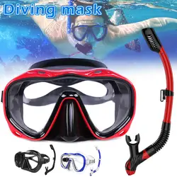 2019 недавно плавание трубка анти-туман Ясно, широкий очки для видимости летний комплект для дайвинга