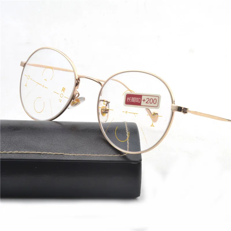 Men gradually progressive multi focus reading glasses