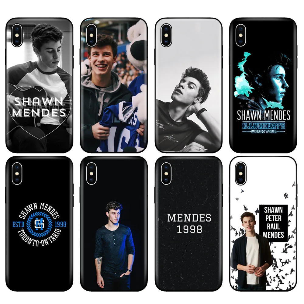 Черный чехол из ТПУ для iphone 5 5s se 6 6s 7 8 plus x 10 силиконовый XR XS 11 pro MAX Shawn Mendes Magcon