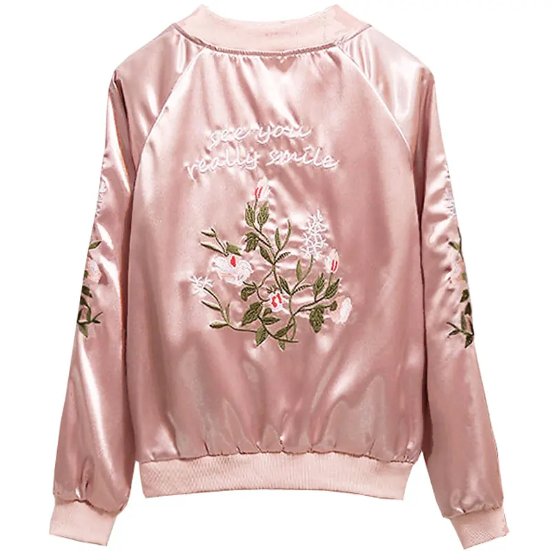 2018 جديد الشارع الشهير الأزهار التطريز السيدات سترة عارضة النساء منفذها سترة الكشكشة فضفاض سحابات الإناث معطف