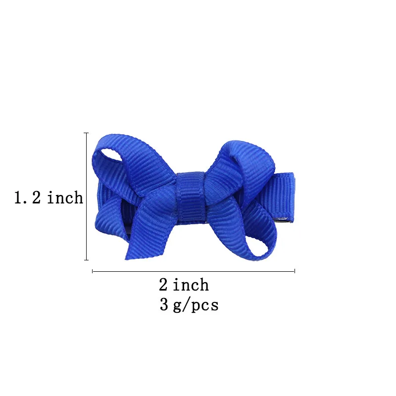High quality Lovely Hair Clip Girls Hair Bows Hairpins Grosgrain Ribbon hair clips kids hair accessories  (4)