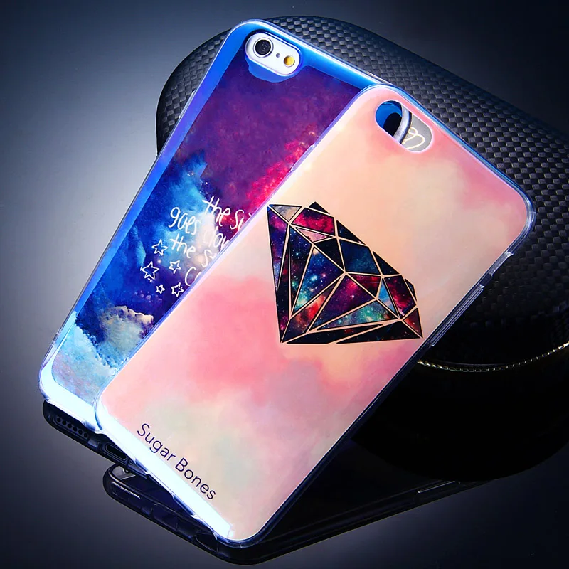 Case For iPhone 5 5S SE 6 6S 6 Plus 6S Plus Cover Blu-ray Diamond Silicone Soft TPU Fundas Coque For iPhone 5 5s 6 6s Plus Cases
