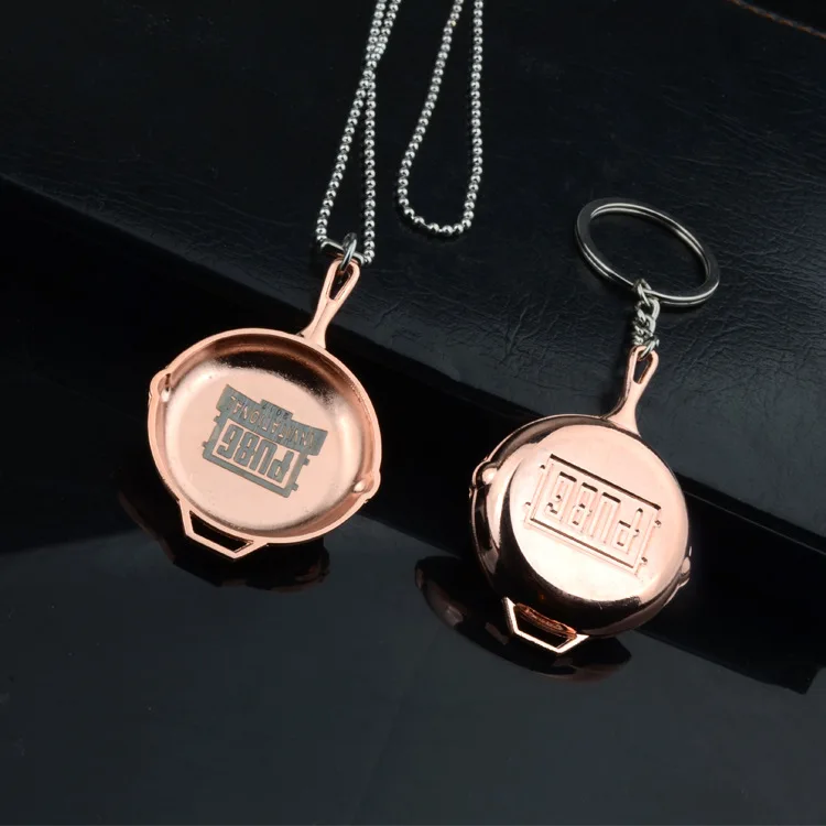  New STG Game Playerunknown's Battlegrounds Pans Weapon Model Beads Chain Pendant Necklace PUBG Logo