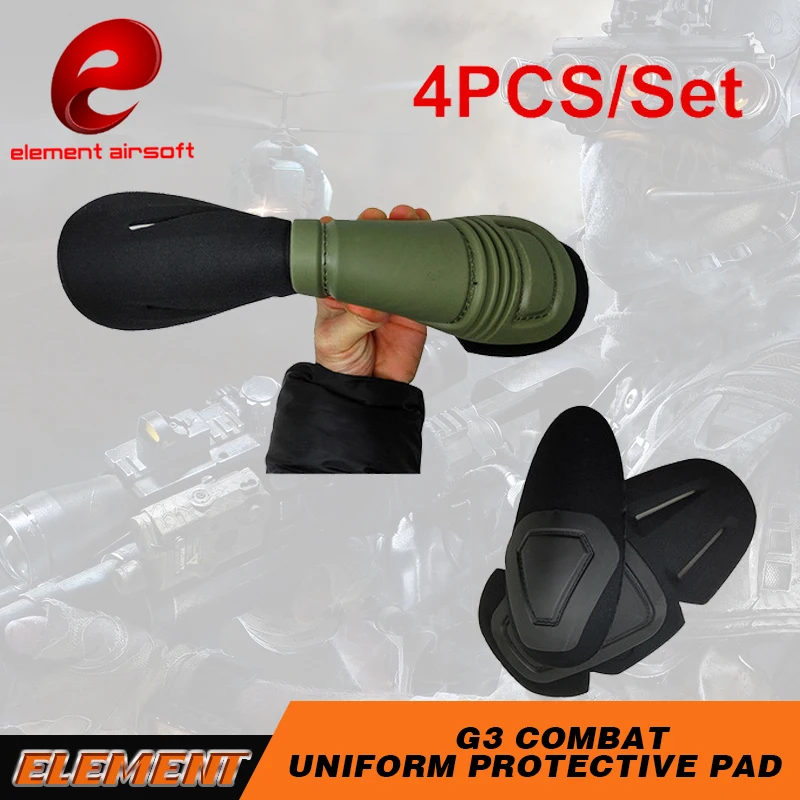 

Element Airsoft Tactical Protective Knee Pads Motorcycle Elbow Gear Protective Pads Sports Hunting Skate Scooter Kneepads CY336