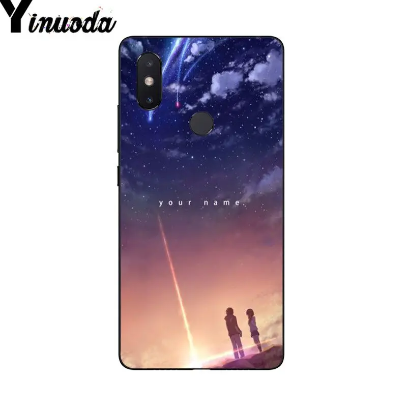 Чехол Yinuoda кимононава с вашим именем для телефона японским аниме Xiaomi Mi 6 Mix2 Mix2S Note3 8