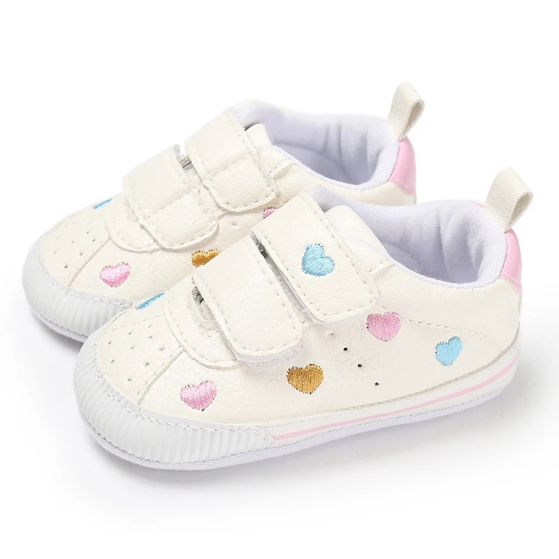 New Baby First Walkers Spring Autumn Shoes for Baby Toddler Kids Faux Leather Shoes Anti-slip Soft Sole Infant First Walkers