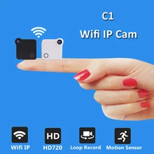 C1 WiFi IP mini cámara 720 p HD micro Cámara H.264 detección de movimiento Cuerpo cámara inalámbrica mini DV cámara de vídeo voz videocámara