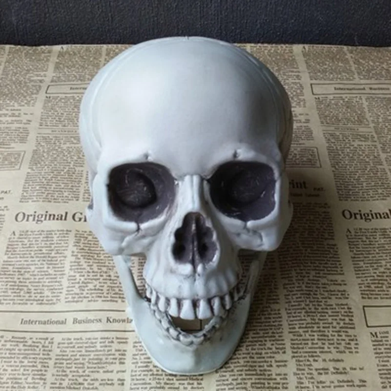 

Halloween skeleton skull Halloween skull bones life size160 Skull Haunted House Escape horror props Decorations